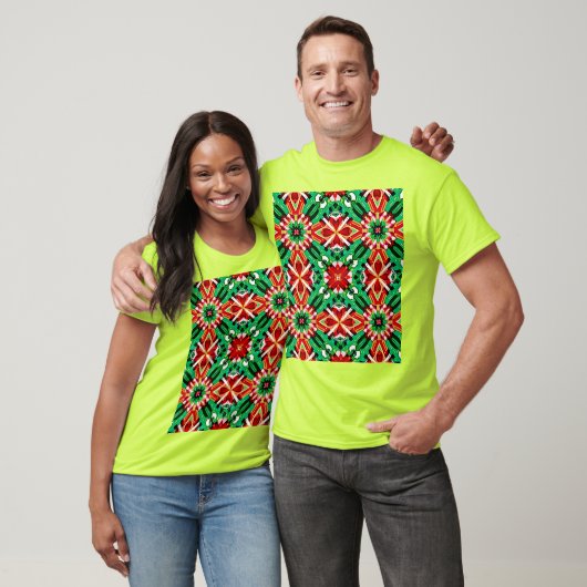 Kaleidoscoop Droom Mandala Kunst T-shirt (Unisex)
