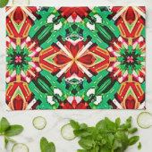 Kaleidoscoop Droom Mandala Kunst Theedoek (Gevouwen)