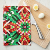 Kaleidoscoop Droom Mandala Kunst Theedoek (Quarter Fold)