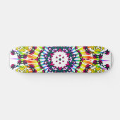 Kaleidoscoop en spiraal ontwerp: Aangepast skatebo Skateboard (Horizontaal)