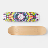 Kaleidoscoop en spiraal ontwerp: Aangepast skatebo Skateboard (Horizontaal)