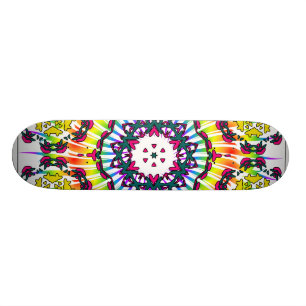 Kaleidoscoop en spiraal ontwerp: Aangepast skatebo Skateboard