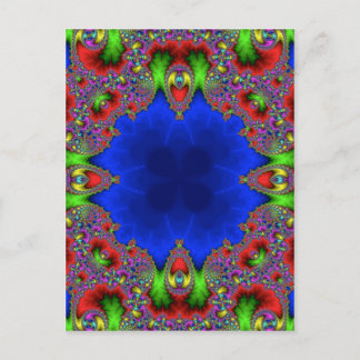Kaleidoscoop Fractal 483 Briefkaart