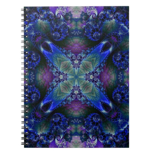 Kaleidoscoop Fractal 531 Notitieboek (Voorkant)