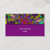 Kaleidoscoop Fractal - Apophysis II + jouw tekst Visitekaartje (Achterkant)