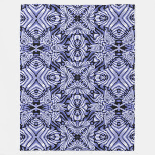 Kaleidoscoop Fractal I + uw ideeën Fleece Deken