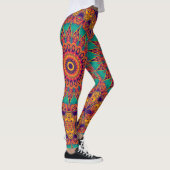 Kaleidoscoop Fractal - tattoo II + uw ideeën Leggings (Rechts)
