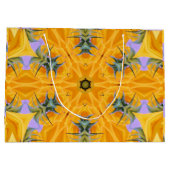 Kaleidoscoop Gele Zonnebloemblaadjes Groot Cadeauzakje (Achterkant)