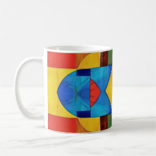 Kaleidoscoop Geometrie Koffiemok
