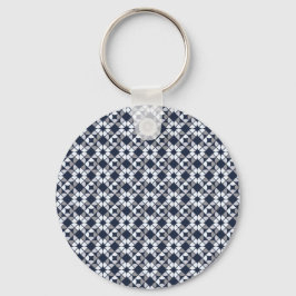 Kaleidoscoop geometrisch patroon sleutelhanger