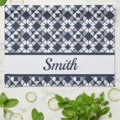 Kaleidoscoop geometrisch patroon theedoek (Gevouwen)