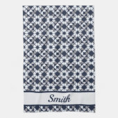 Kaleidoscoop geometrisch patroon theedoek (Verticaal)