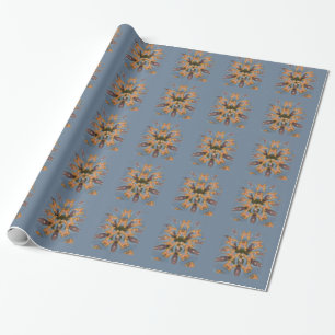 Kaleidoscoop Giraffe Mandala: Abstracte Safari Kun Cadeaupapier