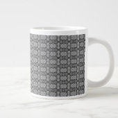 Kaleidoscoop grijs grote koffiekop (Rechts)