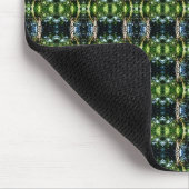 Kaleidoscoop groen muismat (Hoek)