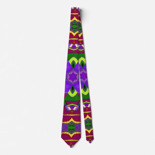 Kaleidoscoop harten - Harten schilderen kaleidosco Stropdas (Voorkant)