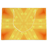 Kaleidoscoop Helder Geel en Lijnen Groot Cadeauzakje (Voorkant)