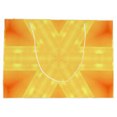 Kaleidoscoop Helder Geel en Lijnen Groot Cadeauzakje (Achterkant)