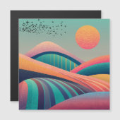 Kaleidoscoop heuvellandschap (Voorkant / Achterkant)