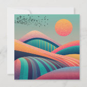 Kaleidoscoop heuvellandschap (Achterkant)