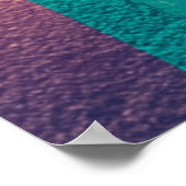 Kaleidoscoop heuvellandschap poster (Hoek)