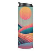 Kaleidoscoop heuvellandschap thermosbeker (Geroteerd rechts)