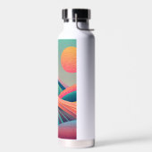 Kaleidoscoop heuvellandschap waterfles (Links)