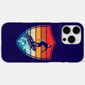 Kaleidoscoop in blauw Case-Mate iPhone case (Achterkant (horizontaal))