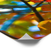 Kaleidoscoop in de herfst poster (Hoek)