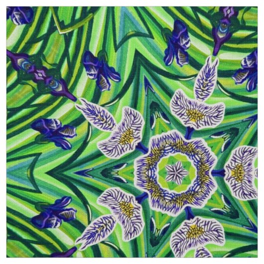 Kaleidoscoop Iris Stof (Swatch)