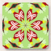 Kaleidoscoop "K1 SQ" Bier Onderzetter (Voorkant)