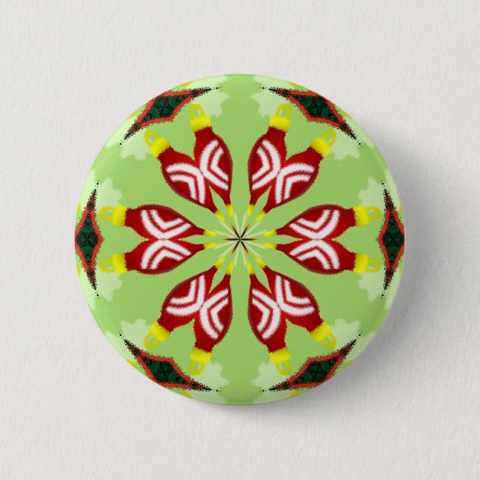 Kaleidoscoop "K1 SQ" Ronde Button 5,7 Cm (Voorkant)