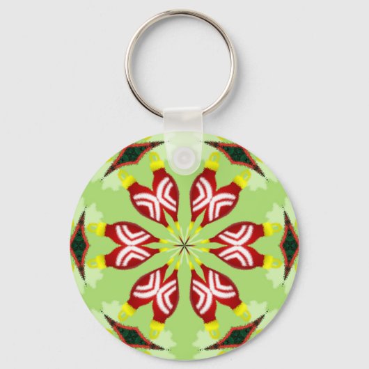 Kaleidoscoop "K1 SQ" Sleutelhanger (Voorkant)