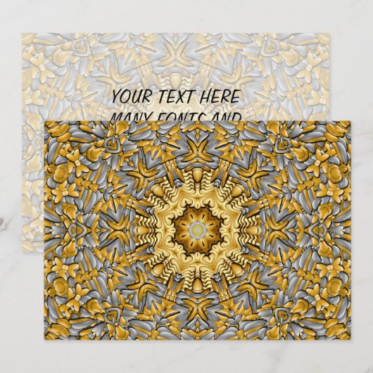  Kaleidoscoop Kaart (Voorkant / Achterkant)