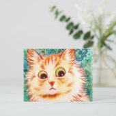  kaleidoscoop kat van Louis Wain Briefkaart (Staand voorkant)