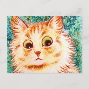 kaleidoscoop kat van Louis Wain Briefkaart