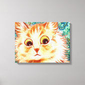 kaleidoscoop kat van Louis Wain Canvas Afdruk (Voorkant)