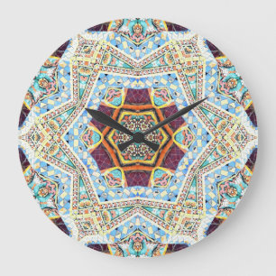 Kaleidoscoop Keramisch: Abstracte Oppervlaktestruc Grote Klok
