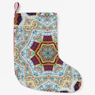 Kaleidoscoop Keramisch: Abstracte Oppervlaktestruc Kleine Kerstsok