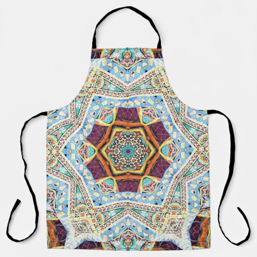 Kaleidoscoop Keramisch: Abstracte Oppervlaktestruc Schort (Voorkant)