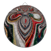 Kaleidoscoop Kerstmis: Feestelijke Home Decor Set Dartbord (Voorkant)