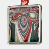 Kaleidoscoop Kerstmis: Feestelijke Home Decor Set Metalen Ornament (Links)