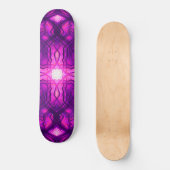 Kaleidoscoop kruispatroon persoonlijk skateboard (Voorkant)