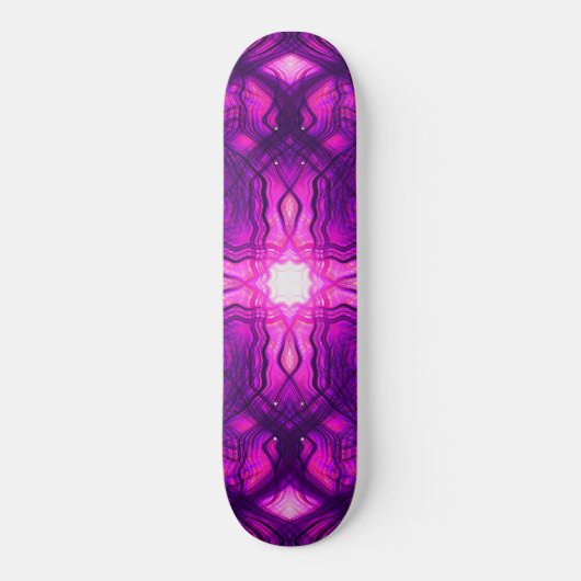 Kaleidoscoop kruispatroon persoonlijk skateboard (Voorkant)