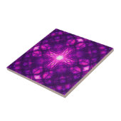Kaleidoscoop kruispatroon tegeltje (Zijkant)