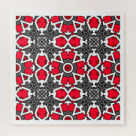 Kaleidoscoop kunst acht van deel zestien legpuzzel