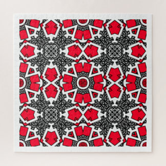 Kaleidoscoop kunst acht van deel zestien legpuzzel