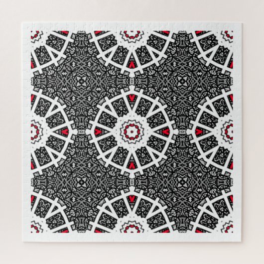 Kaleidoscoop kunst dertien van deel zestien legpuzzel (Verticaal)