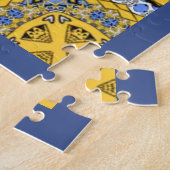 Kaleidoscoop kunst drie van deel elf legpuzzel (Zijkant)