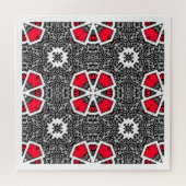Kaleidoscoop kunst drie van deel zestien legpuzzel (Horizontaal)
